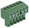 MC000100 - 3.81mm Pluggable Terminal Block, Plug, 6 Way, 26AWG to 16AWG, 10 A