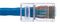 85-371 - RJ45 Feed-Thru Plugs, Cat5e, 8P8C, Pack of 50