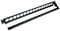 FFDU16CM - 19" 1U D Universal XLR Type Port Panel with Cable Management Bar, 16 Ports