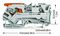 2106-1201 - 2 Conductor Through Terminal Block, Lever Push In Cage Clamp, Open Tool Slots, 35mm DIN Rail, 8AWG to 20AWG, 800V AC, 41A, Grey