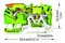 2102-1207 - 2 Conductor Ground Terminal Block  Lever Push In Cage Clamp, 35mm DIN Rail, 22AWG to 12AWG, Green