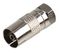 PROCON43 - IEC Coax Socket to F Plug Adaptor, 75 Ohm