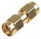 PROCON84 - Gold Plated SMA Plug to SMA Plug Adaptor, 50 Ohm