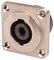 NLT4MPXX - 4 Pole Male Chassis Connector, Metal Housing