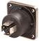 NLT4MPXX - 4 Pole Male Chassis Connector, Metal Housing
