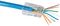 VDV826-729 - RJ45 Pass Through Plugs, RJ45 Cat6, 10 Pack