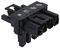 770-627 - T-Connector, WINSTA MIDI, 4 Way, Black