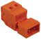 231-632 - 2 Pole Pluggable Male Connector Plug, Cage Clamp, 2.5mm2, 5.08mm Pitch