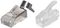 PGSCB7.5CLR#20 - XXL RJ45 Plug and Boot Set, Cat6 / Cat6a, 7.5mm Cables