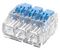 30-0093-10 - 3 Way Gen. II Lever Lock Wire Connectors, 4mm2, 24 AWG to 12 AWG, 450V AC, 32A, Pack of 10