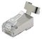 85-368 - RJ45 Feed-Thru Plugs, Cat6, 8P8C XL Cables, Shielded, Pack of 25