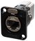 SGACDPMBK - XLR Type Category 6a STP Black Fronted Coupler