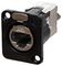 SGDPMBK - XLR Type Category 6A STP IDC Black Fronted Socket