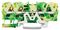 2004-1407 - 4 Conduct Ground Through Terminal Block, Push in Cage Clamp, 35mm DIN Rail Mount, 20AWG to 10AWG, Green