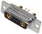 MHCDD7W2S4 - 7W2 Combination Power and Signal D Sub Socket, Vertical Solder Pins, 40A