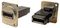 CP30233M3 - DisplayPort Socket to DisplayPort Socket Feedthrough Coupler, Silver Metal, M3 Pain Holes