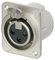 NC3FD-LX-M3 - 3 Pole XLR Socket D Style Chassis