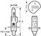 64211 - Halogen Headlamp, Original Line, 12V, 55W, H11, PGJ19-S