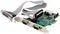 PEX2S5531P - 2S1P Native PCI-Ex Parallel Serial Combo Card with 16550 UART