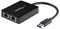 USB32000SPT - USB 3.0 to Dual Port Gigabit Ethernet Adaptor NIC with USB Port