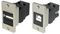 KCUABBKPM - Panel Mount USB A Female to USB B Female Keystone Coupler