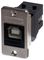 KCUABBKPM - Panel Mount USB A Female to USB B Female Keystone Coupler