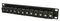 SF12/10 - miniMEDIA 10" Keystone Patch Panel, 12x Cat6 Modules