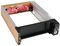 DRW150SATBK - 5.25" Rugged SATA Hard Drive Mobile Rack Drawer, Black Aluminium