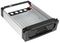 DRW150SATBK - 5.25" Rugged SATA Hard Drive Mobile Rack Drawer, Black Aluminium