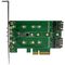 PEXM2SAT32N1 - 3 Port M.2 SSD NGFF PCI-Ex 3.0 Adaptor Card
