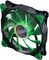 AK-FN091-GN - Vegas 15 LED Case Fan, Green 120mm