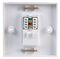 SX7061M/PG - 1-Gang Single RJ45 Cat6 Socket Faceplate, White