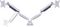 3279 - M Deskmount Dual Arm Gas Spring Monitor Desk Mount VESA 15-27", Silver