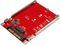 U2M2E125 - M.2 Drive to U.2 (SFF-8639) SSD Host Adaptor