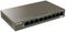 TEF1109P-8-63W - 9 Port 10/100 Fast Ethernet Desktop Switch with 8 Port PoE