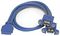 USB3SPNLAFHD - 2 Port Panel Mount USB 3.0 to 20-pin Motherboard Header Adaptor Cable, 0.5m