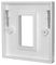KPH1WH - 1 Gang Euro Style Faceplate for 1 Module, White