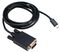 AK-CBCA17-18BK - USB-C to VGA Adaptor Cable, 1.8m
