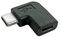 PSG91706 - Right Angled USB-C Male to Micro USB B Female USB 2.0 Adaptor