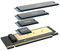AK-PCCM2P-05 - M.2 NVMe SSD to PCI-Ex Adaptor Card with Heatsink Cooler