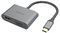 AK-CBCA23-18BK - USB-C to 4K HDMI / 1080p VGA Adaptor