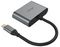 AK-CBCA23-18BK - USB-C to 4K HDMI / 1080p VGA Adaptor