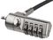 LTLOCK4D - Laptop Cable Lock, 4 Digit Combination with Swivel Hinge