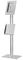PSG91731 - Floor Standing Kiosk Display for iPad, White