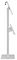 PSG91731 - Floor Standing Kiosk Display for iPad, White