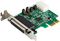 PEX4S953LP - 4 Port RS232 Serial PCI-Ex Adaptor Card with 16950 UART, Low Profile Bracket