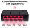 MS105G - 5 Port 10/100/1000Mbps Gigabit Desktop Switch