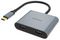AK-CBCA26-18BK - USB-C to Dual 4K UHD HDMI MST Display Adaptor
