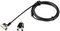 LTULOCKKEY - 3-in-1 Universal Laptop Cable Lock, 2m