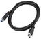USB3CAB1M - USB 3.0 A Plug to B Plug Lead, 1m Black